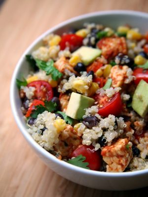 Mexican Tempeh Quinoa Salad