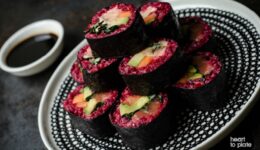 Tempeh buckwheat sushi
