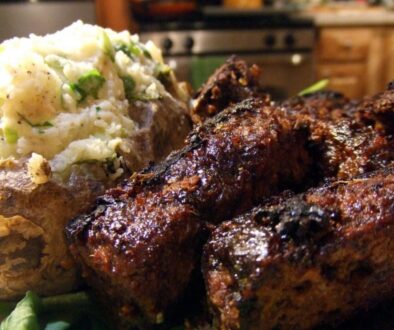 Balsamic BBQ Seitan and Tempeh Ribs